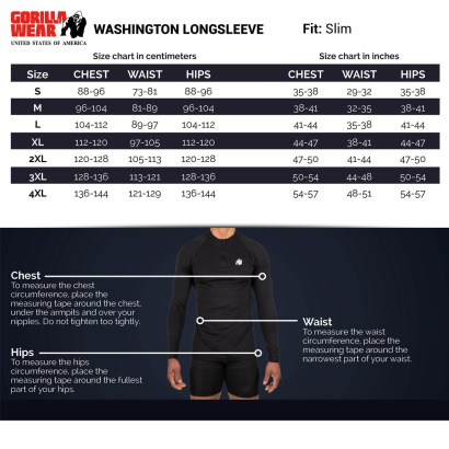 Gorilla Wear Washington Long Sleeve Grey