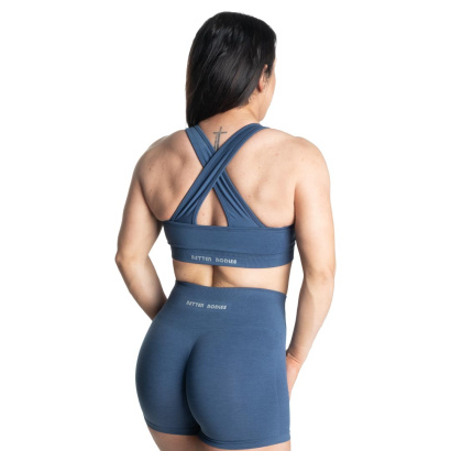 Better Bodies Scrunch Sports Bra Sky Blue