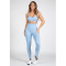 Gorilla Wear Selah Seamless Sports Bra Light Blue