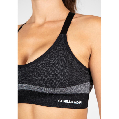 Gorilla Wear Selah Seamless Sports Bra Black