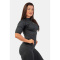 NEBBIA Python SnakeSkin Mid Sleeve T-shirt Black