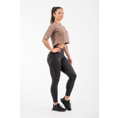 NEBBIA High Waist Bubble Butt Lifting Pants Black