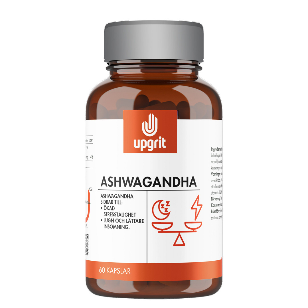 Upgrit Ashwaganda 60 caps ryhmässä Luontaistuotteet / Ashwagandha @ Proteincompany (PB-240237)