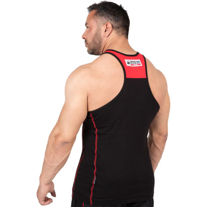 Gorilla Wear Wallace Tank Top Black Red
