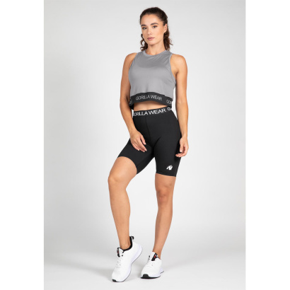 Gorilla Wear Colby Cropped Tank Top Grey Gorilla Wear Colby Cropped Tank Top Grey