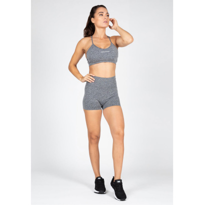 Gorilla Wear Quincy Seamless Shorts Grey Melange Gorilla Wear Quincy Seamless Shorts Grey Melange