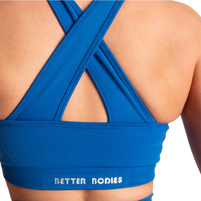 Better Bodies Scrunch Sports Bra Cobalt Blue