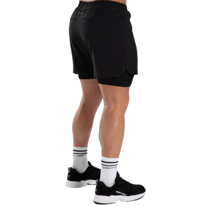 Gorilla Wear Cortez 2-In-1 Shorts Black