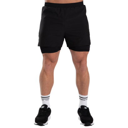 Gorilla Wear Cortez 2-In-1 Shorts Black