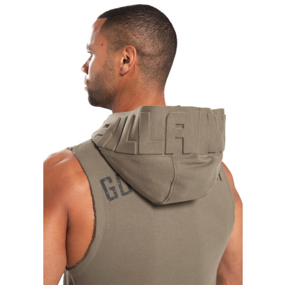 Gorilla Wear Marshall Sleeveless Hoodie Army Green Gorilla Wear Marshall Sleeveless Hoodie Army Green