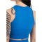 Gorilla Wear Olivia Seamless Crop Top Blue