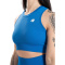 Gorilla Wear Olivia Seamless Crop Top Blue