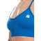 Gorilla Wear Olivia Seamless Sports Bra Blue Gorilla Wear Olivia Seamless Sports Bra Blue