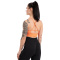 Gorilla Wear Olivia Seamless Sports Bra Peach Gorilla Wear Olivia Seamless Sports Bra Peach