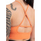 Gorilla Wear Olivia Seamless Sports Bra Peach Gorilla Wear Olivia Seamless Sports Bra Peach