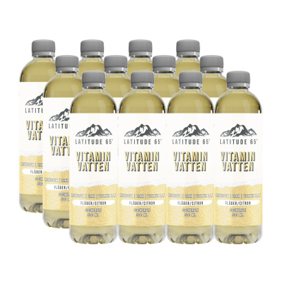 12 x Latitude 65 500 ml Vitamiinivesi