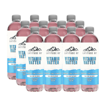 12 x Latitude 65 500 ml Vitamiinivesi