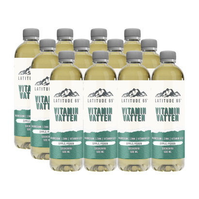 12 x Latitude 65 500 ml Vitamiinivesi