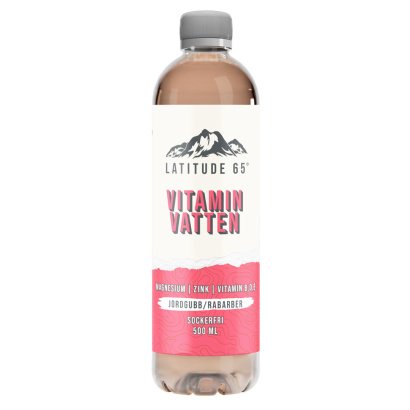 12 x Latitude 65 500 ml Vitamiinivesi Mix-lava