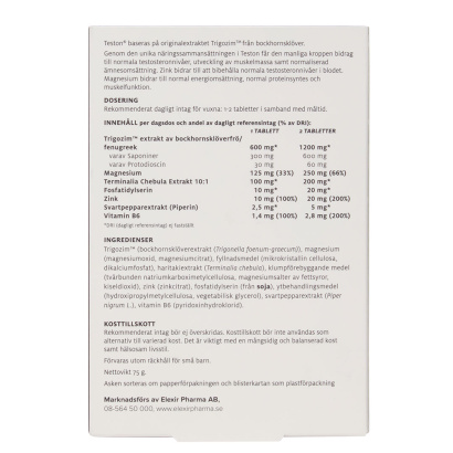 Elexir Pharma Teston Mies Tasapaino 60 tabs