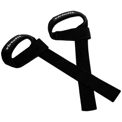VirtuFit Padded Lifting Straps Black