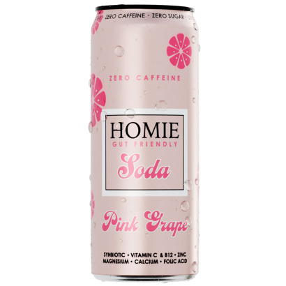 24 x Homie Soda Synbiotic 330 ml Mix-lava