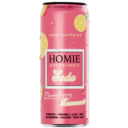 24 x Homie Soda Synbiotic 330 ml Mix-lava