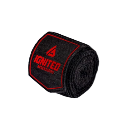Ignited Boxing Hand Wraps Black 3.5 m