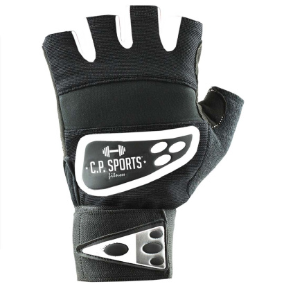 C.P. Sports Wrist Wrap Glove Black/White C.P. Sports Wrist Wrap Glove Black/White