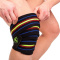 C.P. Sports Knee Wraps 2.5m Black/Blue/Red/Yellow