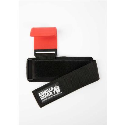 Gorilla Wear Weight Lifting Hooks Black/Red