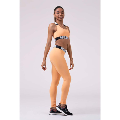 NEBBIA Squad Hero Scrunch Butt Tights Apricot