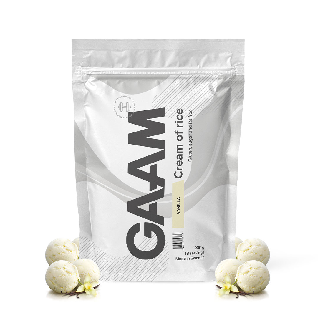 GAAM Cream of Rice 900 g ryhmässä Elintarvikkeet / Puurot ja hiutaleet @ Proteincompany (PB-321206)