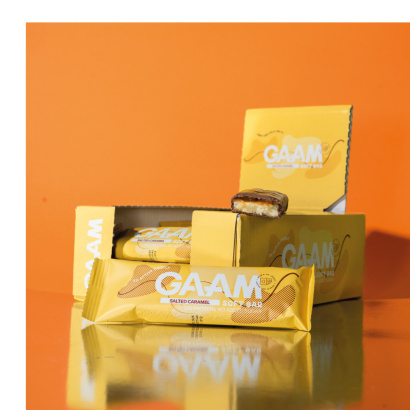 12 x GAAM Soft bar 45 g Salted Caramel