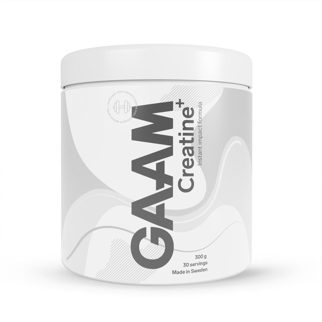 GAAM Creatine+ 300 g ryhmässä Lisäravinteet / Kreatiini / Kreatiini nopeavaikutteinen @ Proteinbolaget (PB-350620)