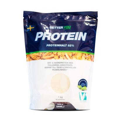 Better You Ärt & Havreprotein 1 kg Vegaaninen proteiinijauhe