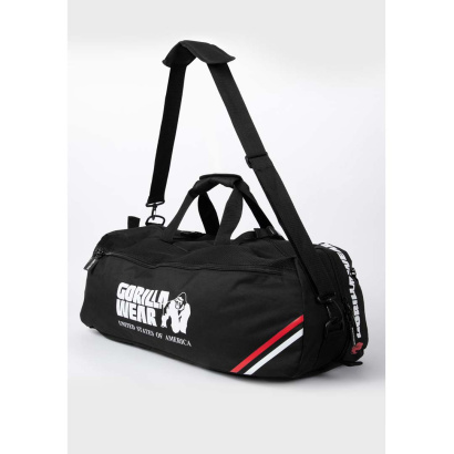 Gorilla Wear Norris Hybrid Gym Bag/Backpack Black Gorilla Wear Norris Hybrid Gym Bag/Backpack Black