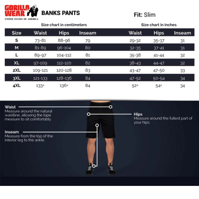 Gorilla Wear Banks Pants Burgundy Red