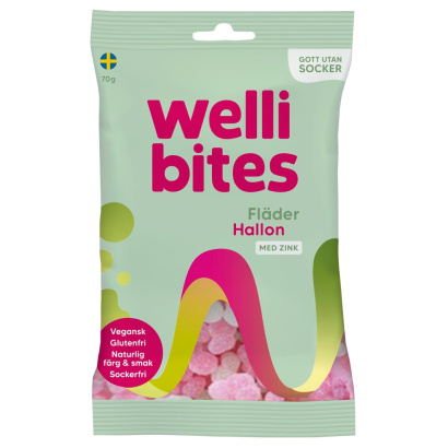 3 x Wellibites Candy 70 g 3 x Wellibites Candy 70 g