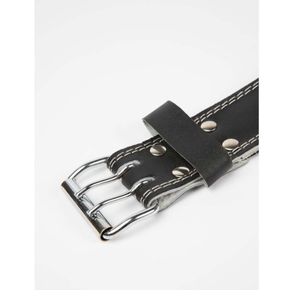 Gorilla Wear 6 Inch Padded Leather Belt Black Gorilla Wear 6 Inch Padded Leather Belt Black