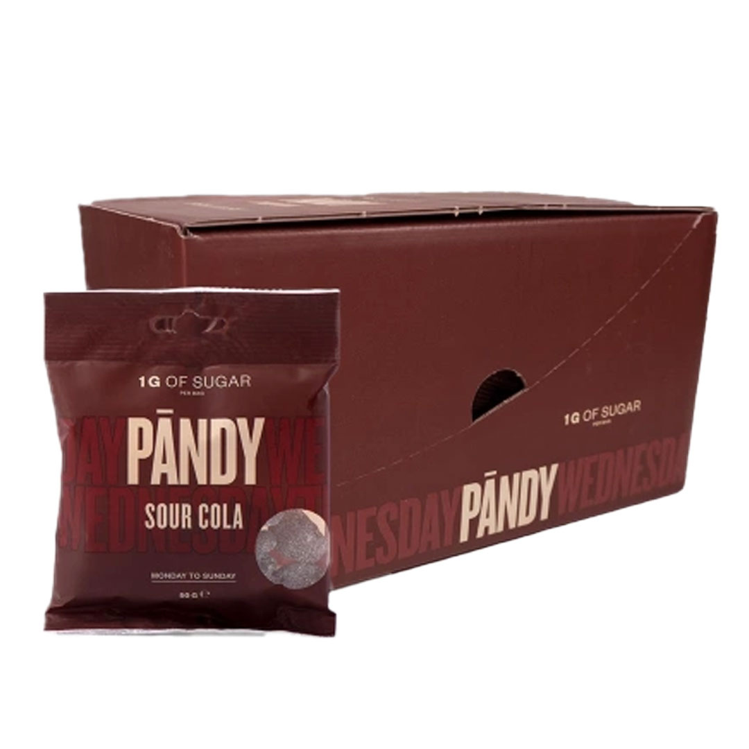 14 x Pändy Candy 50 g Sekoituslaatikko ryhmässä Elintarvikkeet / Naposteltavat ja karkit / Makeiset @ Proteincompany (PB-425)