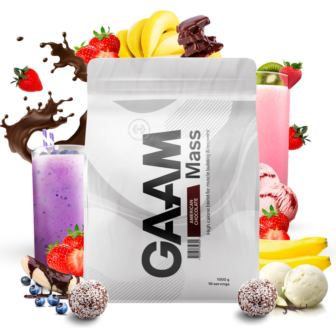 GAAM 100% MASS Premium 1 kg ryhmässä Lisäravinteet / Gainerit @ Proteinbolaget (PB-4521)