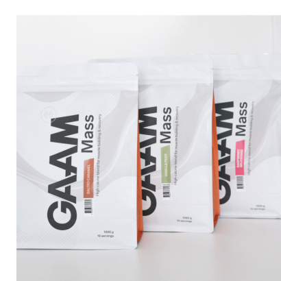 GAAM 100% MASS Premium Gainerit 1 kg