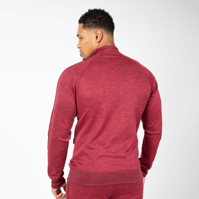 Gorilla Wear Wenden Track Jacket Burgundy Red Gorilla Wear Wenden Track Jacket Burgundy Red