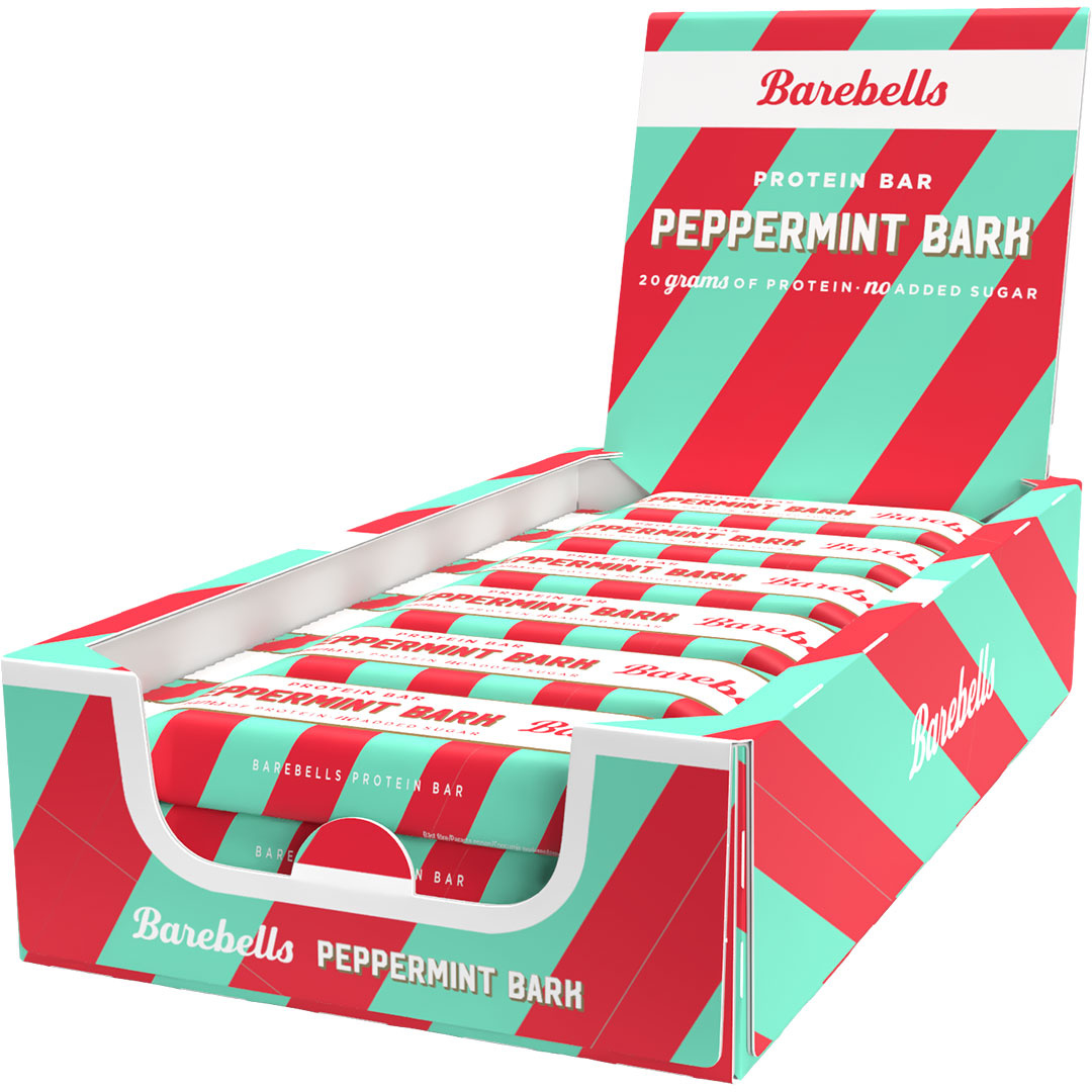 12 x Barebells Soft Bar 55 g Peppermint Bark ryhmässä Patukat / Proteiinipatukat @ Proteincompany (PB-47921)