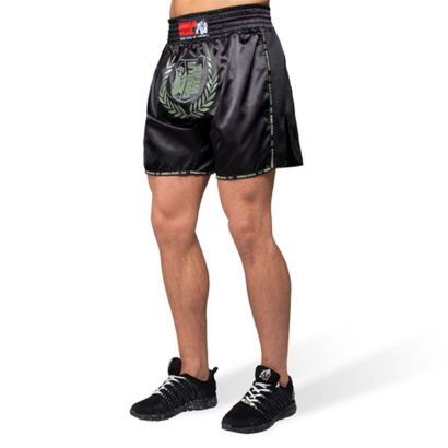 Gorilla Wear Murdo Muay Thai / Kickboxing Shorts Army Green Camo