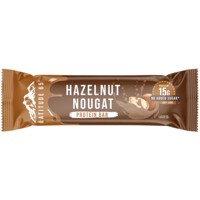 12 x Latitude 65 FILLED Proteinbar 45 g Hazelnut Nougat 12 x Latitude 65 FILLED Proteinbar 45 g Hazelnut Nougat
