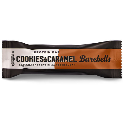 12 x Barebells Protein Bar 55 g Cookies & Caramel 12 x Barebells Protein Bar 55 g Cookies & Caramel