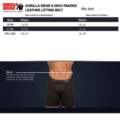 Gorilla Wear 4 Inch Padded Leather Belt Army Green Gorilla Wear 4 Inch Padded Leather Belt Army Green