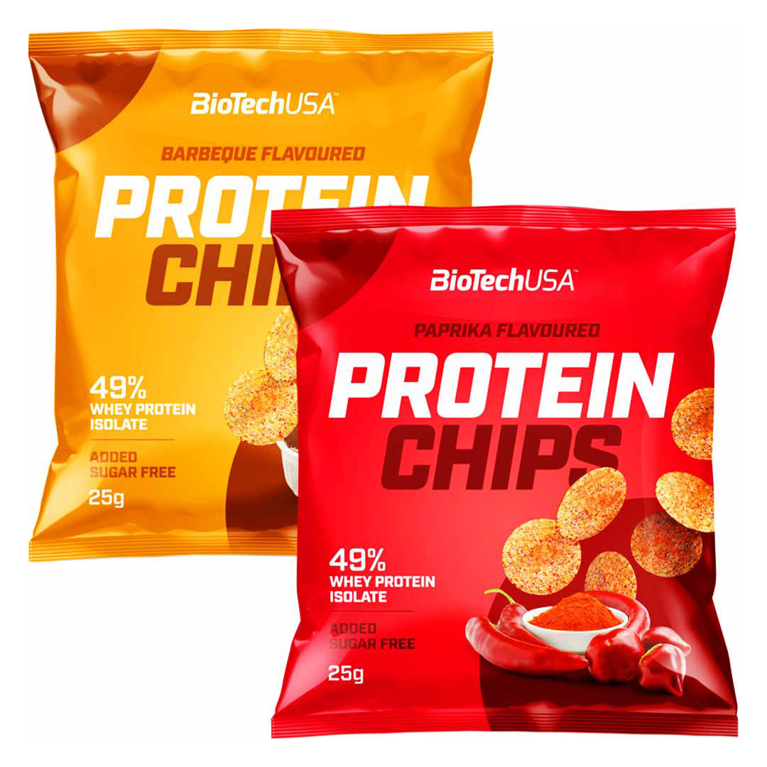 BioTechUSA Protein Chips 25 g ryhmässä Elintarvikkeet / Naposteltavat ja karkit @ Proteinbolaget (PB-555)